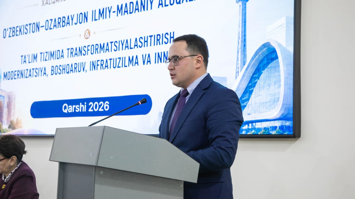 Osiyo texnologiyalar universitetida “O‘zbekiston–Ozarbayjon ilmiy-madaniy aloqalari” mavzusida xalqaro ilmiy-amaliy anjuman tashkil etildi. Tadbirda ikki davlat o‘rtasidagi ilmiy, ma’rifiy va madaniy hamkorlikni rivojlantirish, tarixiy meros va milliy qadriyatlarni asrab-avaylash, shuningdek, ta’lim va ilm-fan sohalaridagi aloqalarni mustahkamlash masalalari muhokama qilindi.