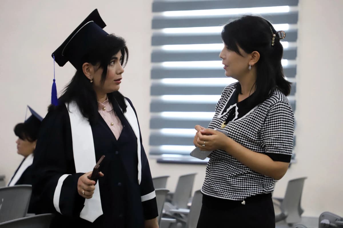 Osiyo texnologiyalar universitetida "Ta'lim va tarbiya nazariyasi va metodikasi (maktabgacha ta'lim)"
  mutaxassisligi magistrantlarining magistrlik dissertatsiyalari himoyasi qizg'in ruhda o'tmoqda.