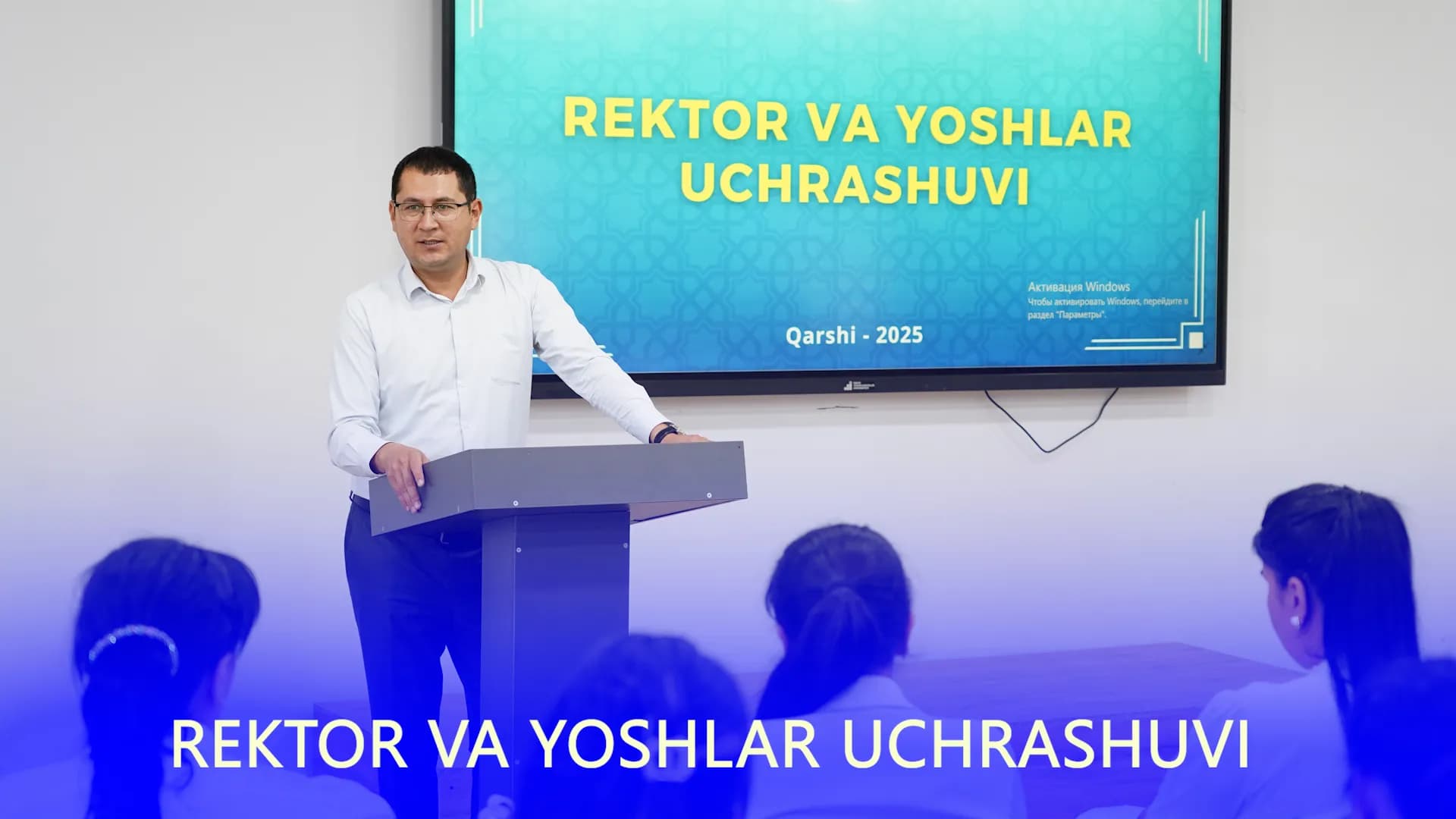 🎓 Osiyo texnologiyalar universitetida universitet ijrochi rektori Ibragimov Elyor Xakimovich bilan talabalar o‘rtasida ochiq muloqot shaklida uchrashuv tashkil etildi.
